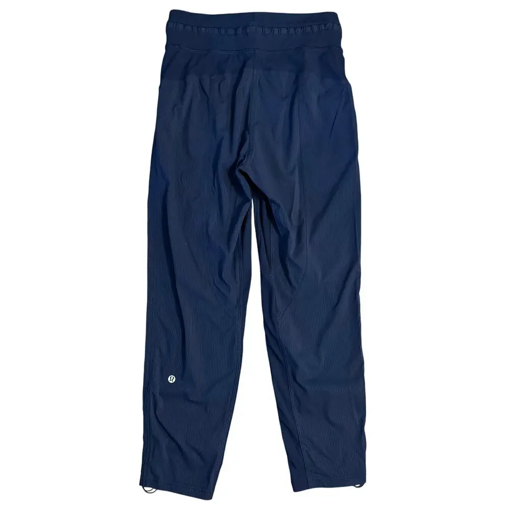 Lululemon Dance Studio Crop Mid Rise Pant 25” On The Move Athleisure Navy Size 2